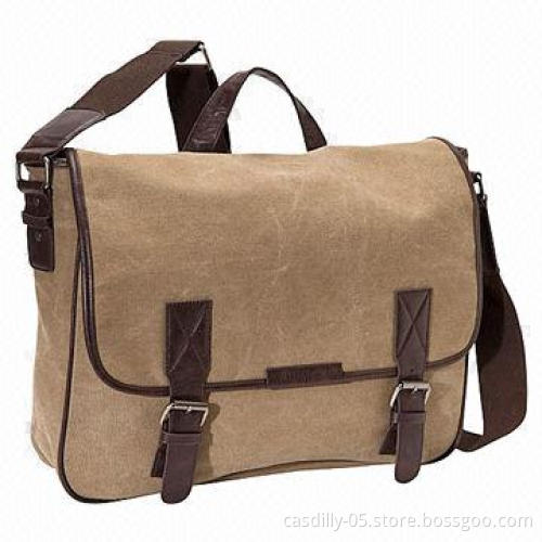 Laptop Messenger, Made of Canvas